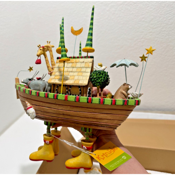 DEPT 56 KRINKLES NOAH'S ARK Patience Brewster Complete Set New 13 Pieces - Picture 2 of 16